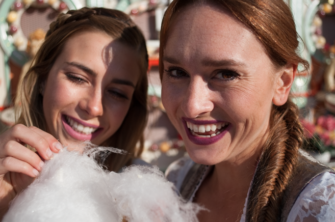 Bloggerinnen mit Zuckerwatte