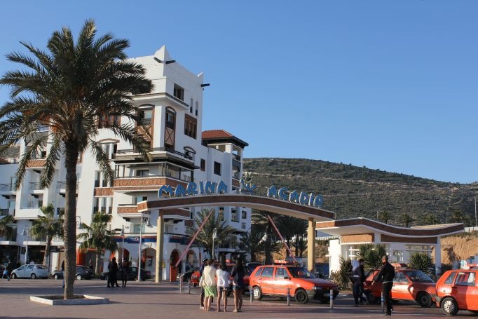 A day at the Beach in Agadir, Marokko