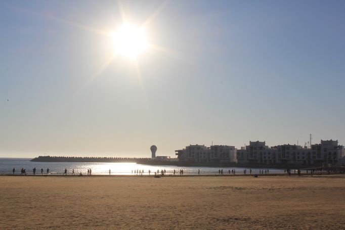 A day at the Beach in Agadir, Marokko