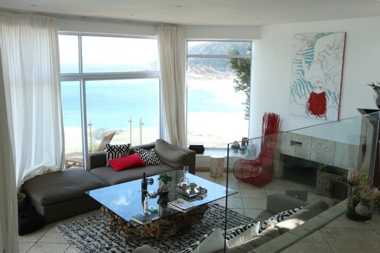 villa am strand, villa mit meerblick