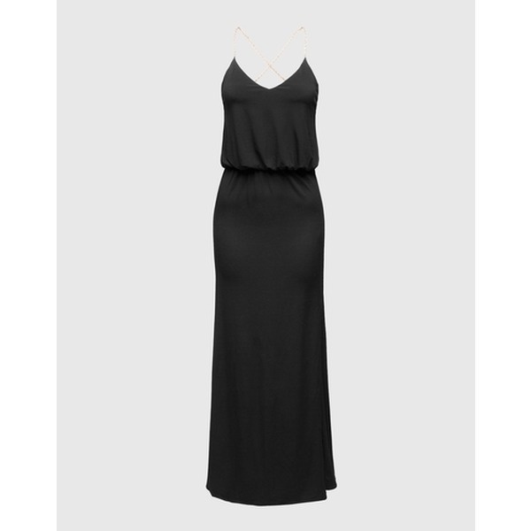 schwarzes Abendkleid von TFNC, black dress TFNC