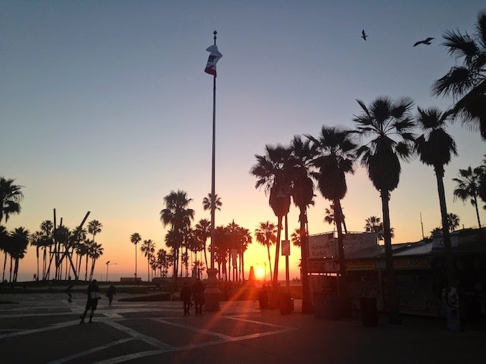 sunset los angeles, sonnenuntergang LA