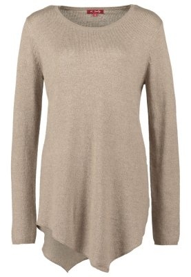 beige Langarmshirt Oberteil Zalando