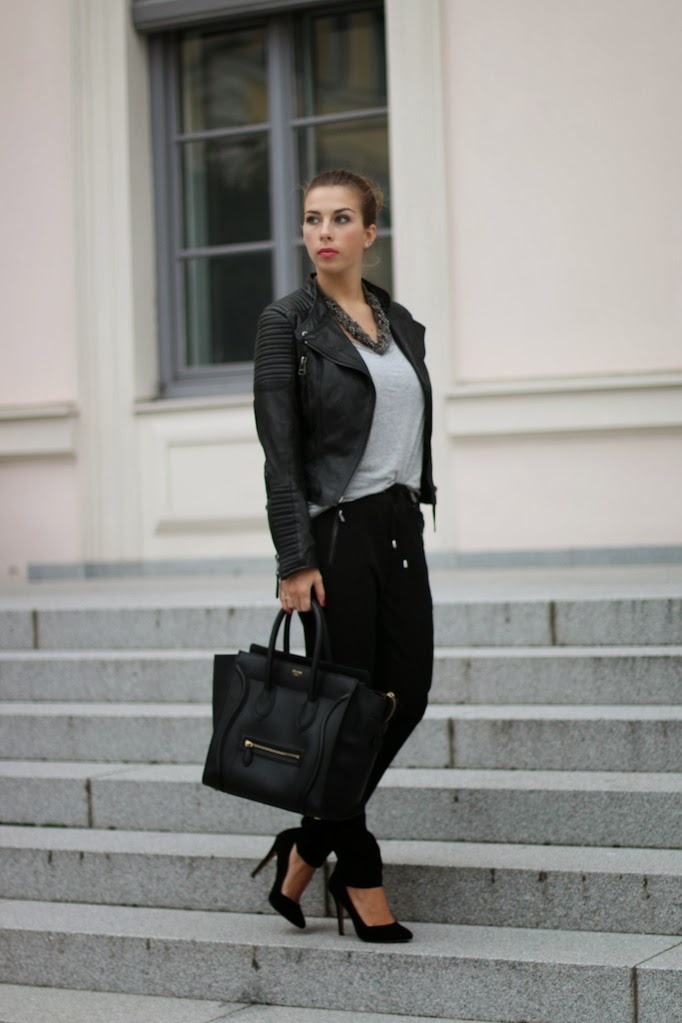 stradivarius schwarze harem hose