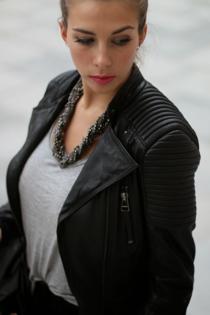 Lederjacke schwarz lookbookstore