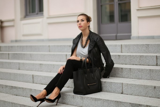 lookbookstore leather jacket black
