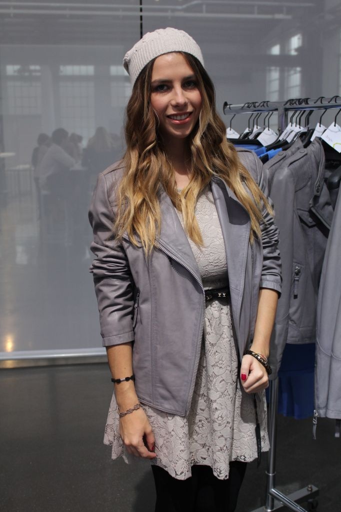 lederjacke grau yessika