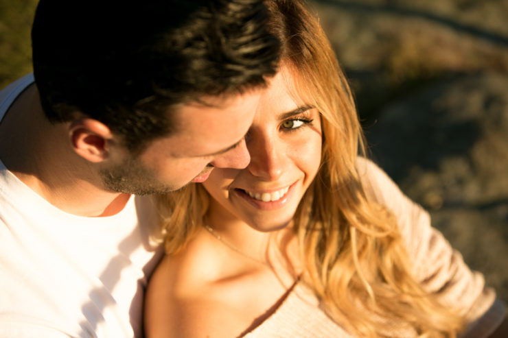 Dan and luisa couple in love