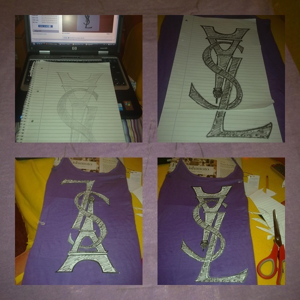 DIY - Paris YSL Top