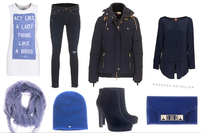 blue outfit proenza schouler