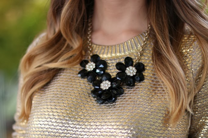 schwarze blumenkette forever 21