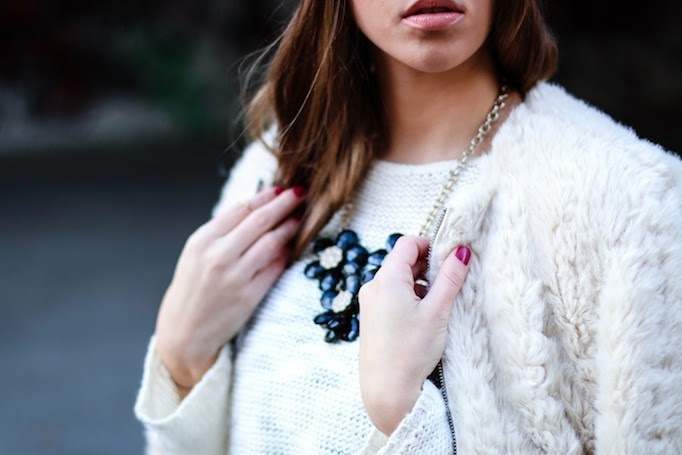 gina tricot weißer pullover