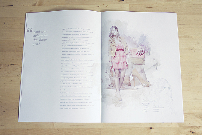 Illugrafien und Fashion Blogger