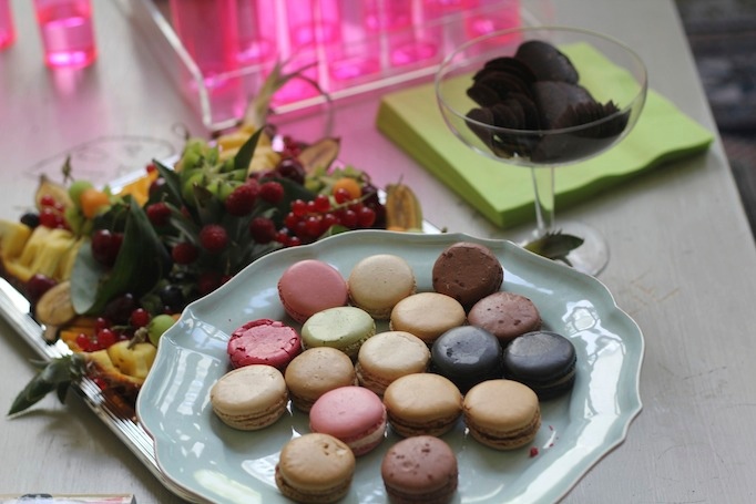 bunte macarons