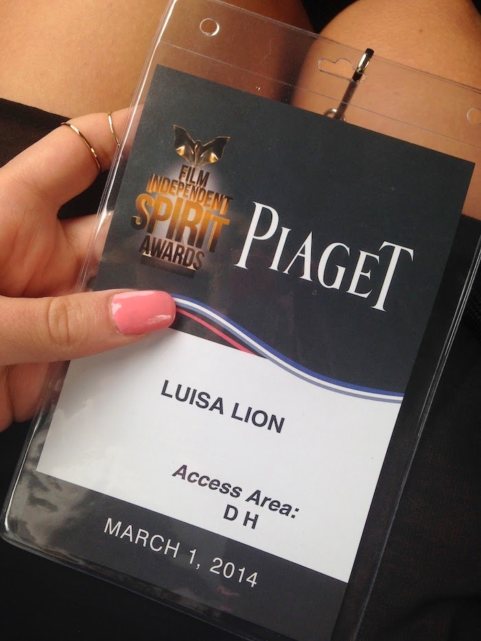 Independent Spirit Awards piaget