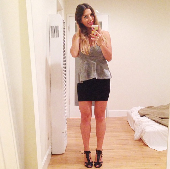 grey top gina tricot