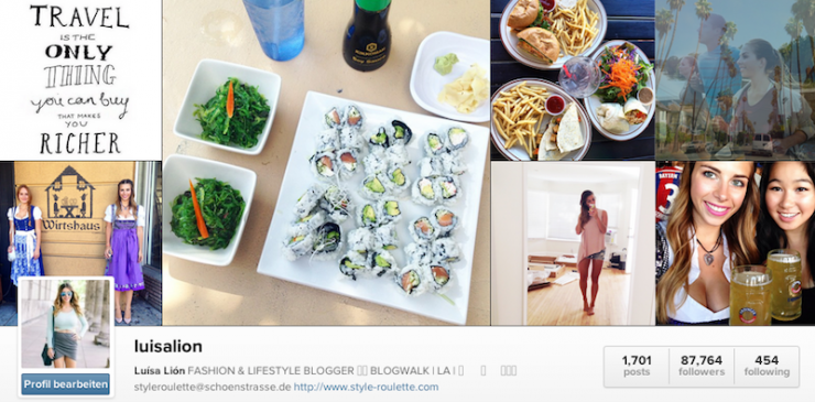 instagram luisa lion