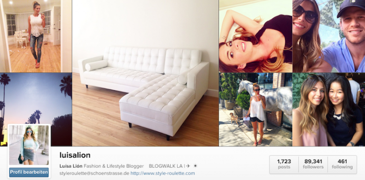 instagram profil luisa lion