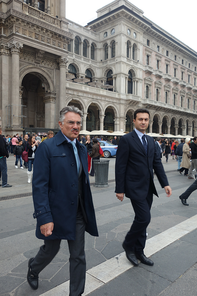 Italian Guys and designer suits