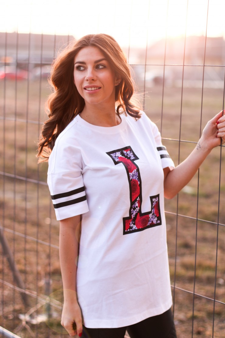 weißes t-shirt nike