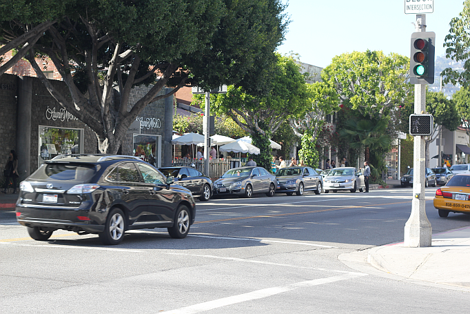 Lunch at Robertson Blvd in Beverly Hills