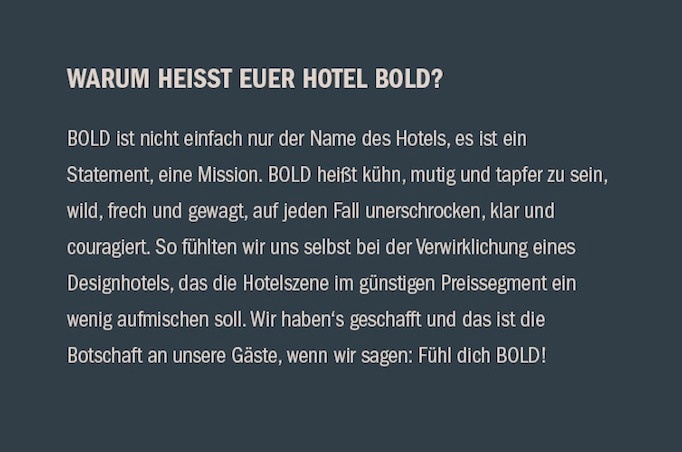 Bold Hotels