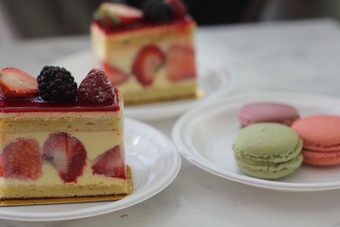 My Favorite Spots in New York City and Insiders' Tips cake and macarons