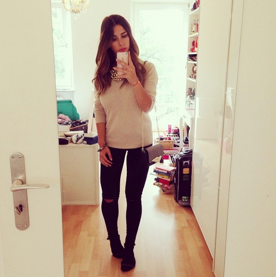 ripped jeans schwarz