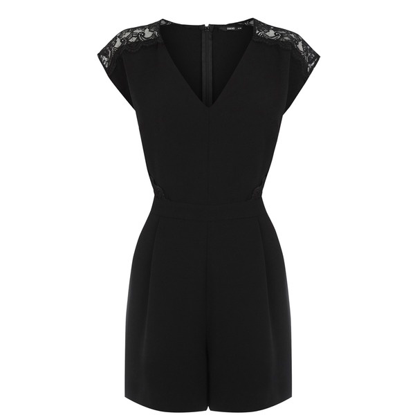Oasis Jumpsuit mit Spitzeneinsatz