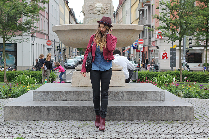Outfit: A Day in the City & New Ombre Hair