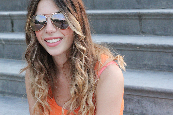 Outfit: Color Blocking maxi skirt