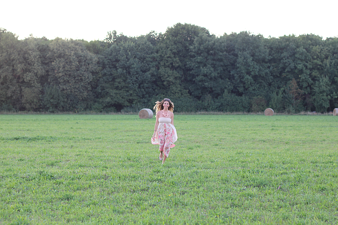 Outfit: Flower Maxi Dress