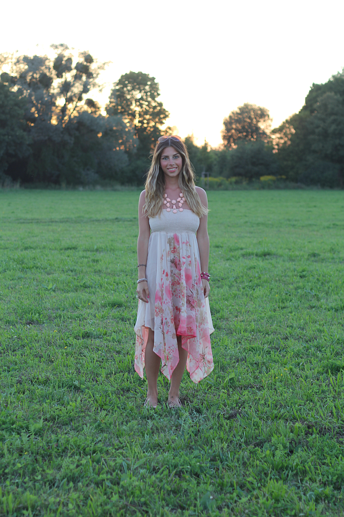 Outfit: Flower Maxi Dress
