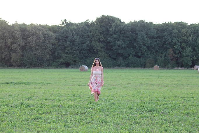 Outfit: Flower Maxi Dress