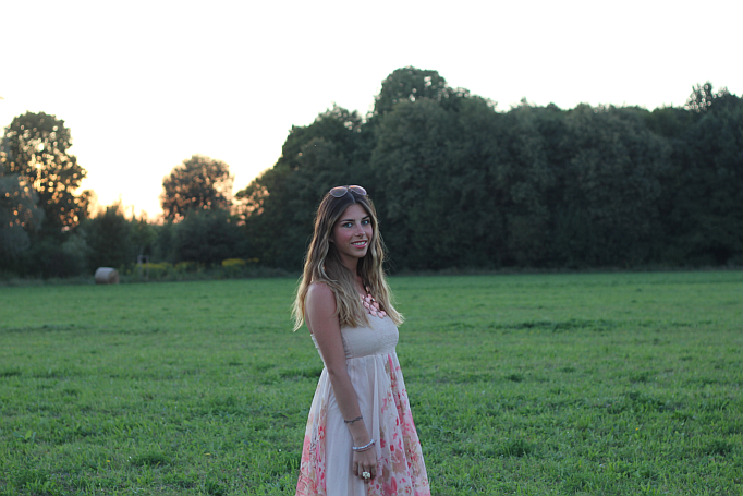 Outfit: Flower Maxi Dress
