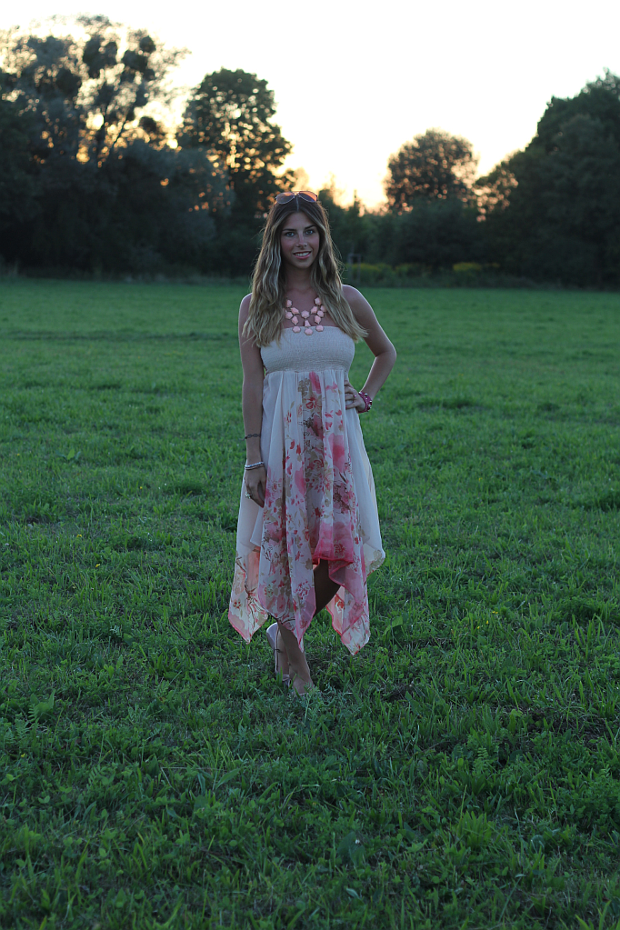 Outfit: Flower Maxi Dress
