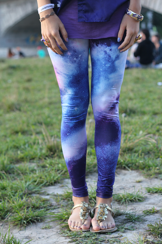Outfit: Galaxy Print Pants