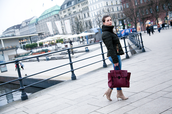 burgundy Pashli Satchel bag 3.1 Phillip Lim