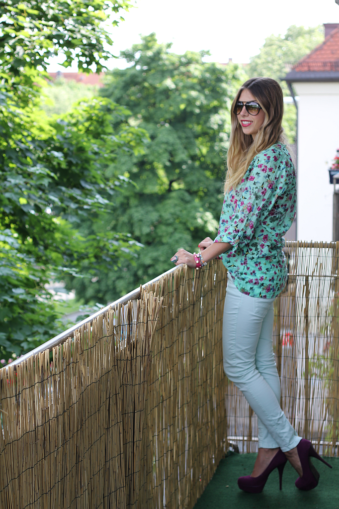 Outfit: Minty Balcony Party