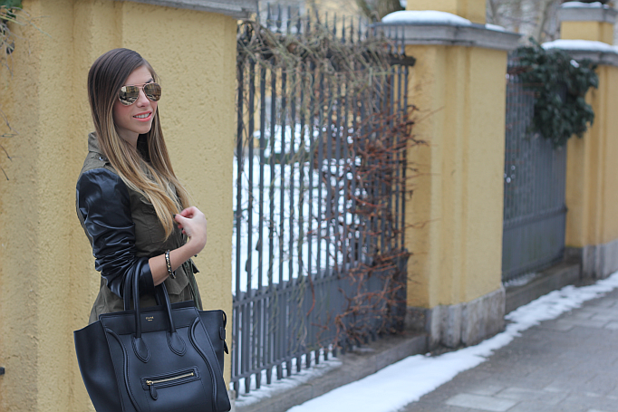 Outfit: Olive meets Black