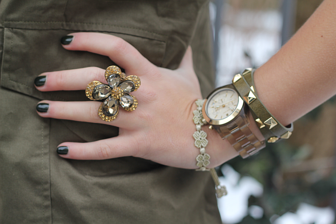 Outfit: Olive meets Black