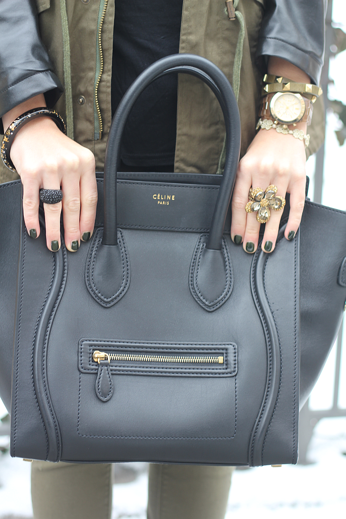 Outfit: Olive meets Black
