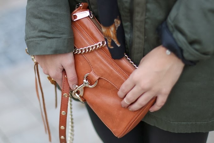 Rebecca Minkoff Mini Mac tasche braun