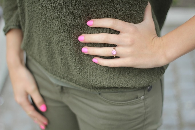 pink nails