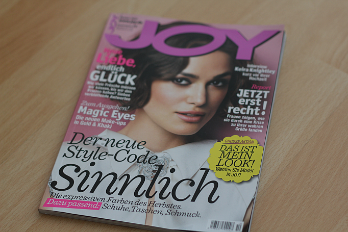 Press: Me in JOY Oktober 2012