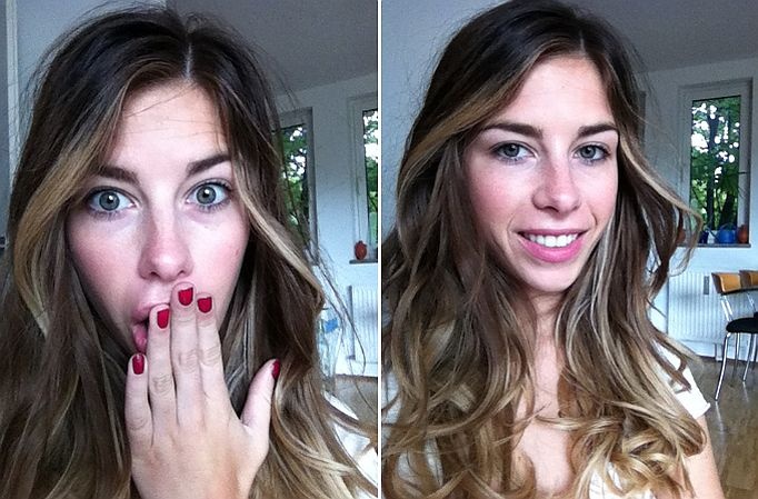 roter nagellack