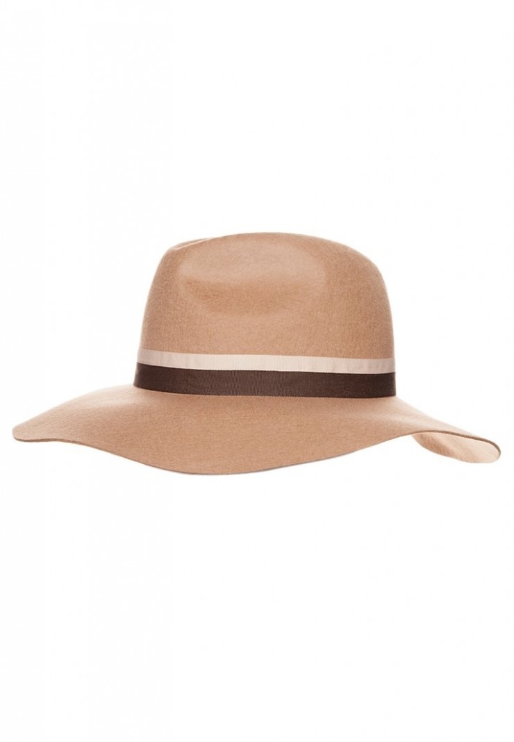 beiger Hut topshop