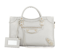 gray Balenciaga Classic city bag grau weekender