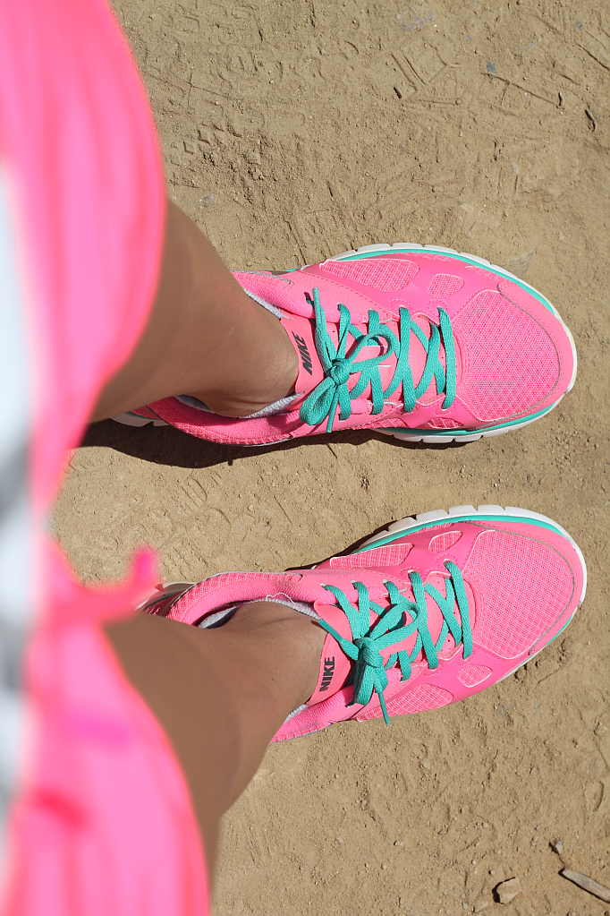 nike free pink