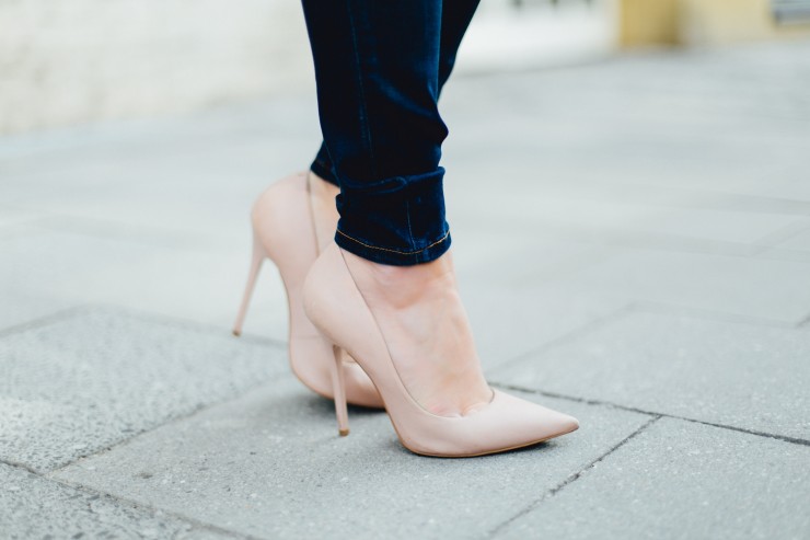 rosa nude pumps buffalo luisa lion bloggerin